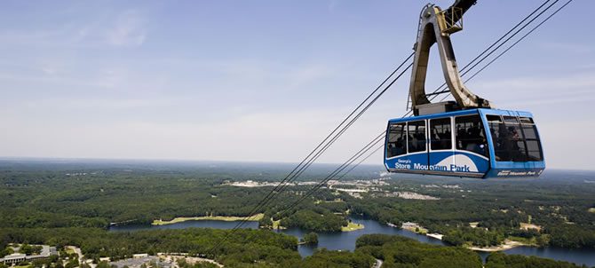 The Tram From Stone Mountain Park