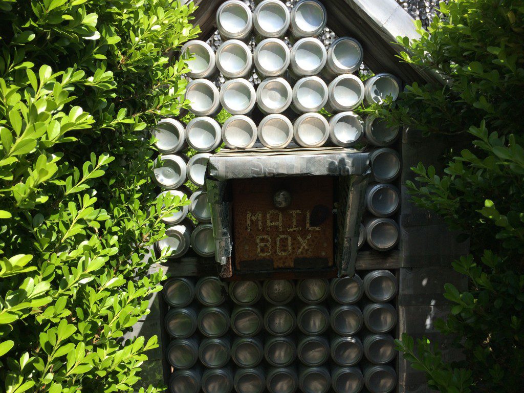 Beer Can House Mailbox