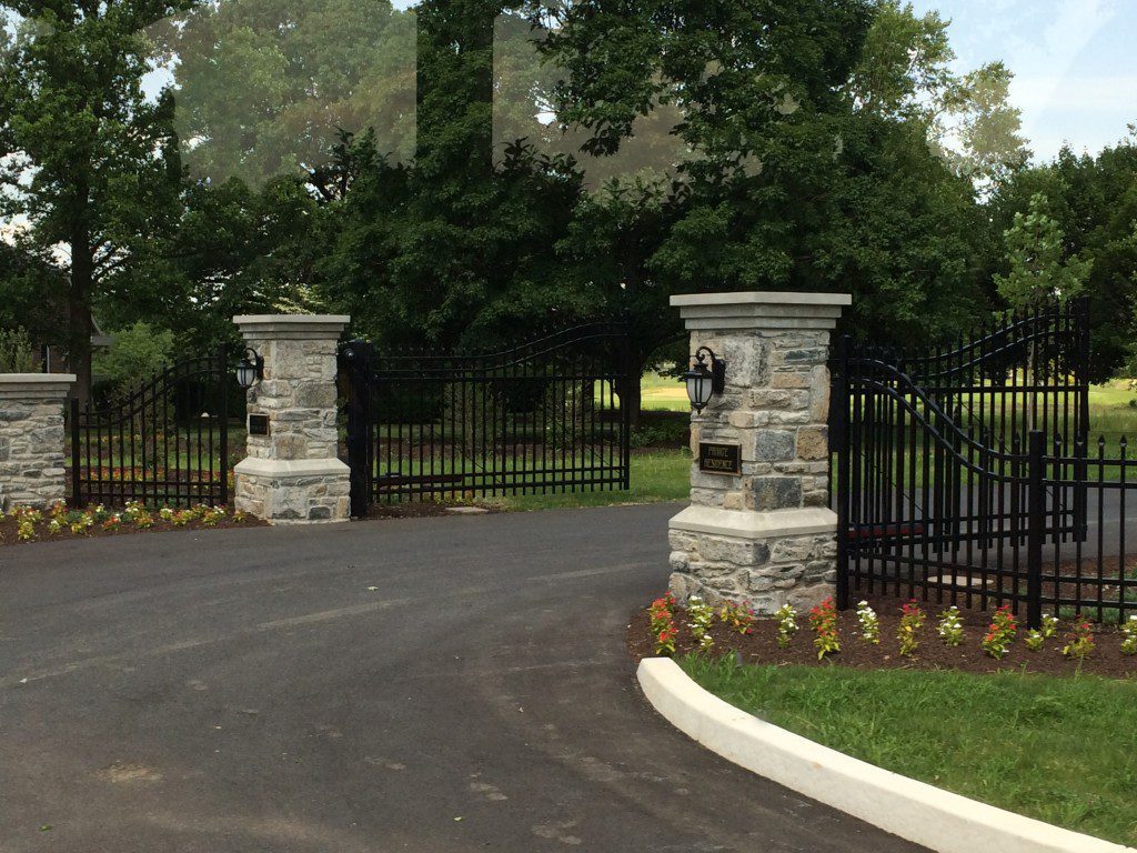 The front gates to the Hershey Estate