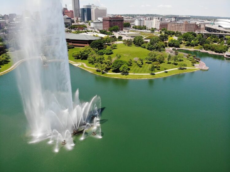Omaha park fountain
