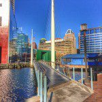 Inner Habor Bridge In Baltmore