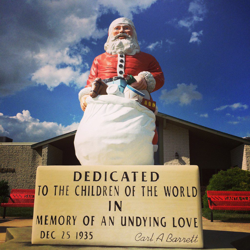 Santa statue