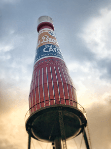 The world's largest ketchup bottle is in Collinsville, Illinois