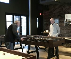 Playing games at westport social