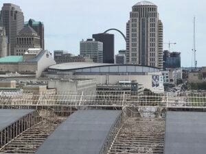 View of Arch from St Louis Wheel