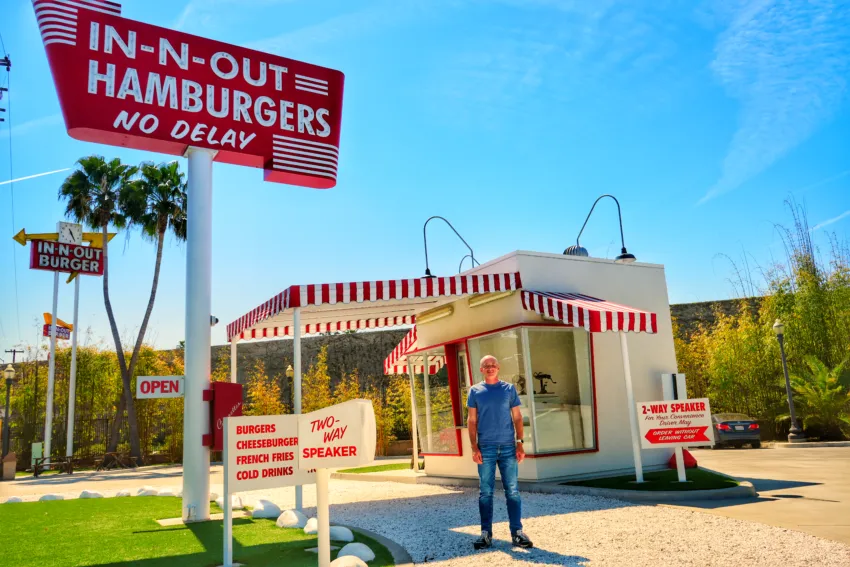 In-N-Out Original Museum in Baldwin Park, CA.