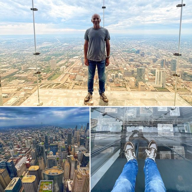 Skydeck at the Willis Tower in Chicago, Illinois
