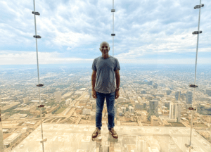 Chicago skyline from Skydeck at Willis Tower