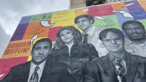 The Office mural in scranton