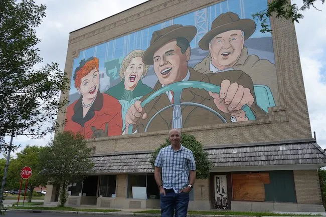 The largest I Love Lucy mural in the world is in Jamestown NY