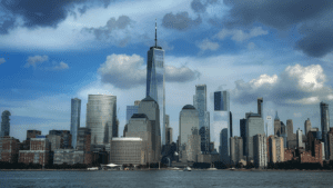 New York skyline from Jersey City, NJ