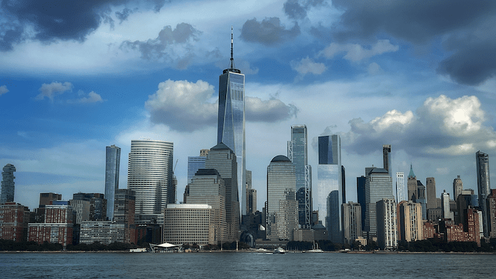 New York skyline from Jersey City, NJ