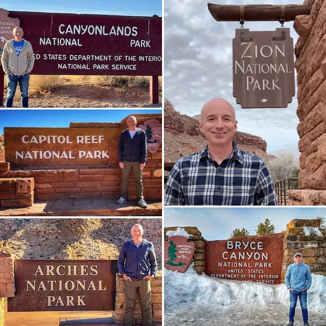 visiting Utah's National Parks in winter