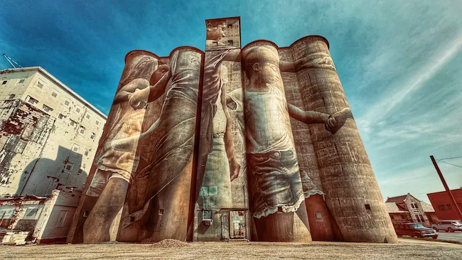 Mural at the Mill in Salina, Kansas