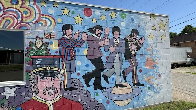 Beatles mural in Kansas