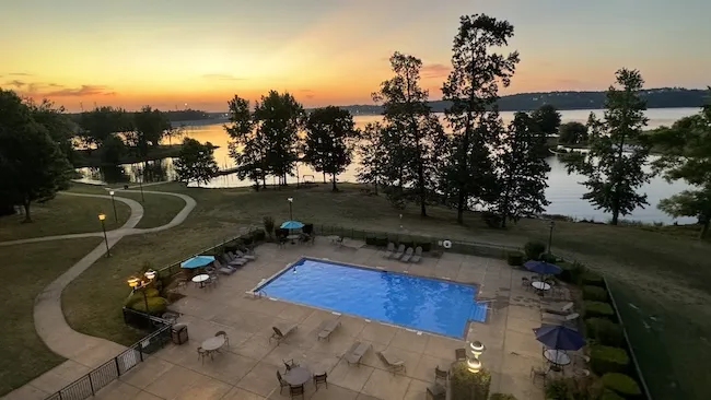 sunset at Pickwick Landing State Park