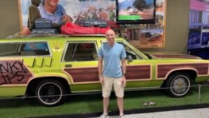 Family Truckster from National Lampoon's Vacation on display at the Volo Museum
