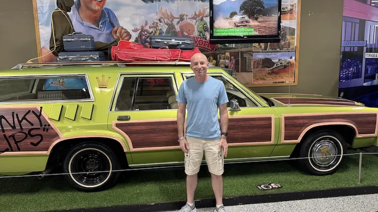 Family Truckster from National Lampoon's Vacation on display at the Volo Museum