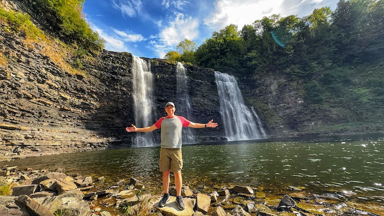 Salmon River Falls near Oswego, NY