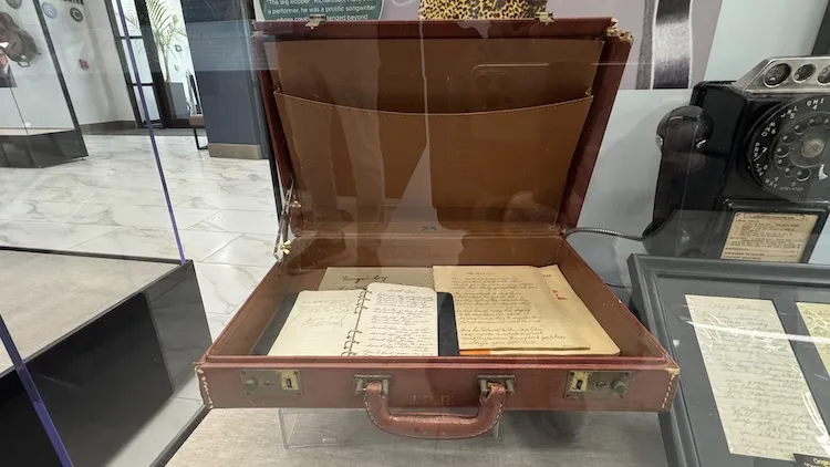 The Big Bopper's briefcase 