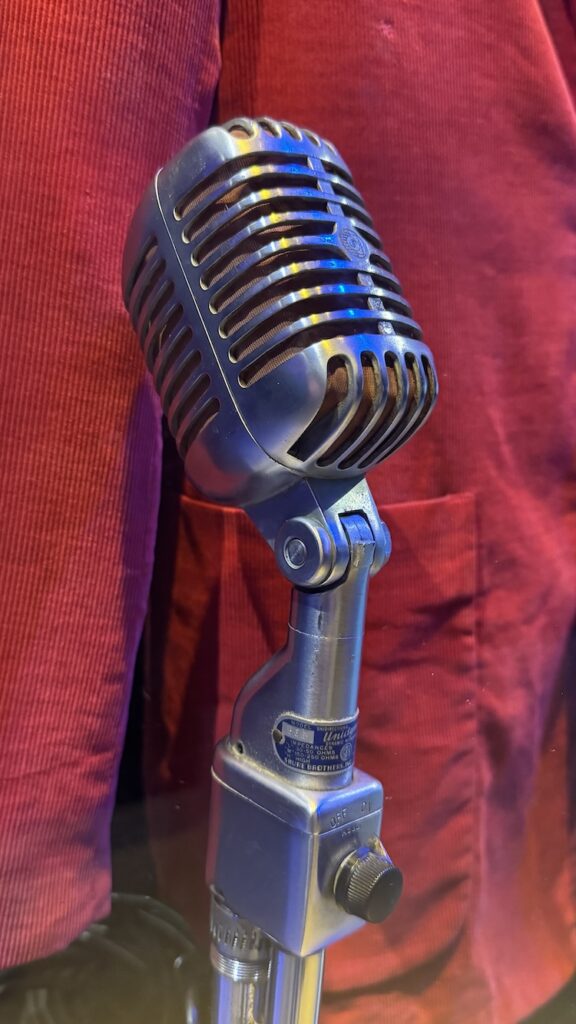 The last microphone Buddy Holly used at the Surf Ballroom